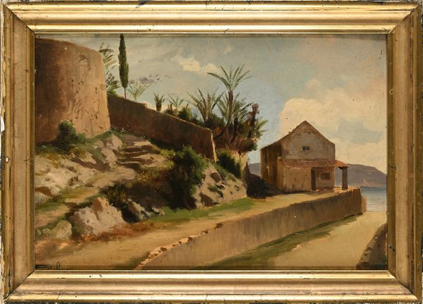 Luigi Steffani : Paesaggio  - Asta Dipinti del XIX Secolo - Associazione Nazionale - Case d'Asta italiane