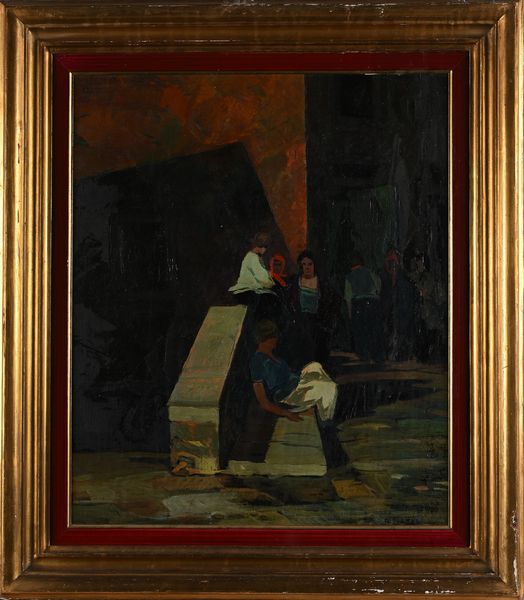 Renato Natali : Prima della Messa  - Asta Dipinti del XIX Secolo - Associazione Nazionale - Case d'Asta italiane