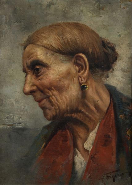 RAFFAELE FRIGERIO : Popolana in costume  - Asta Dipinti del XIX Secolo - Associazione Nazionale - Case d'Asta italiane