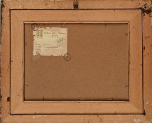 Gino Romiti : Paesaggio livornese  - Asta Dipinti del XIX Secolo - Associazione Nazionale - Case d'Asta italiane