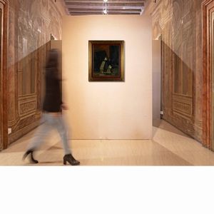 Renato Natali : Prima della Messa  - Asta Dipinti del XIX Secolo - Associazione Nazionale - Case d'Asta italiane