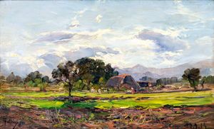 Carlo Follini - Campagna verso sera