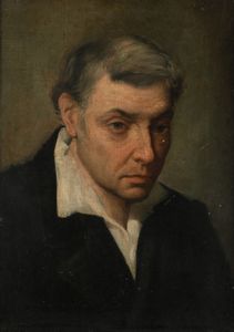 PITTORE DEL XIX SECOLO - Ritratto di uomo
