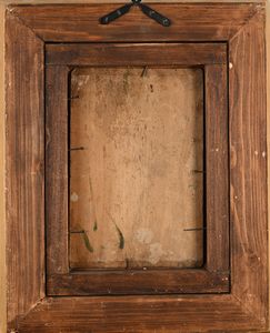 Vincenzo Irolli : Ritratto di fanciulla con cappello nero  - Asta Dipinti del XIX Secolo - Associazione Nazionale - Case d'Asta italiane