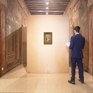 Vincenzo Migliaro : L'attesa  - Asta Dipinti del XIX Secolo - Associazione Nazionale - Case d'Asta italiane