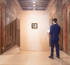 Scipione Vannutelli : Scena in costume  - Asta Dipinti del XIX Secolo - Associazione Nazionale - Case d'Asta italiane