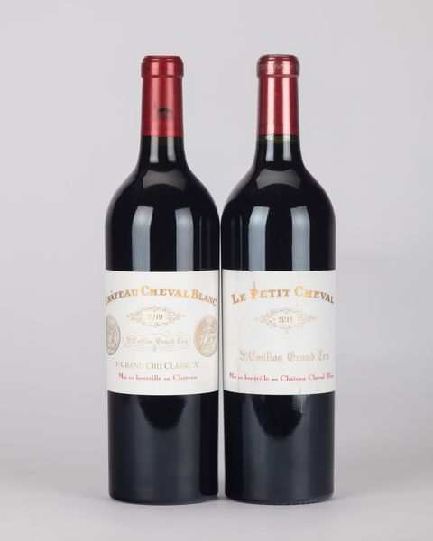 FRANCIA : Selezione CHEVAL BLANC (2 BT)  - Asta Vini e Distillati - Associazione Nazionale - Case d'Asta italiane