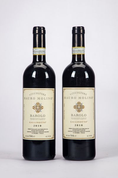 Italia : Mauro Molino Gallinotto, Barolo DOCG (2 BT)  - Asta Vini e Distillati - Associazione Nazionale - Case d'Asta italiane