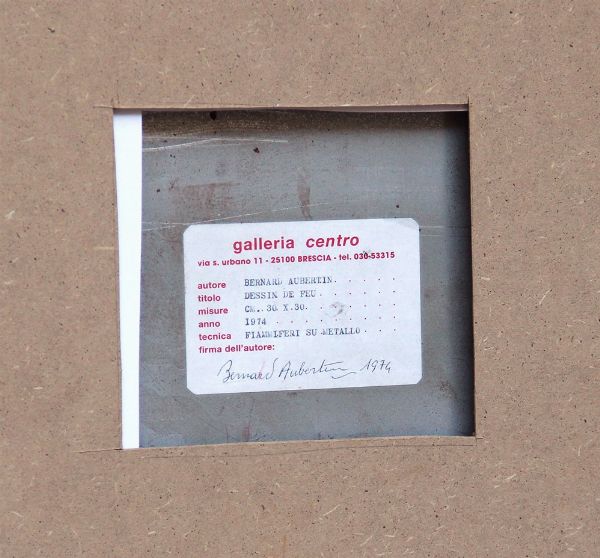 BERNARD AUBERTIN : Dessin de Feu  - Asta arte moderna e contemporanea - Associazione Nazionale - Case d'Asta italiane