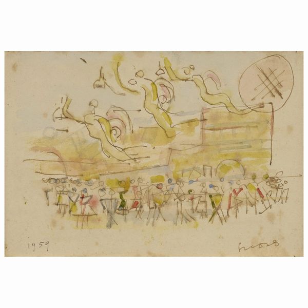 Moses Levy : Moses Levy  - Asta WORKS ON PAPER - Associazione Nazionale - Case d'Asta italiane