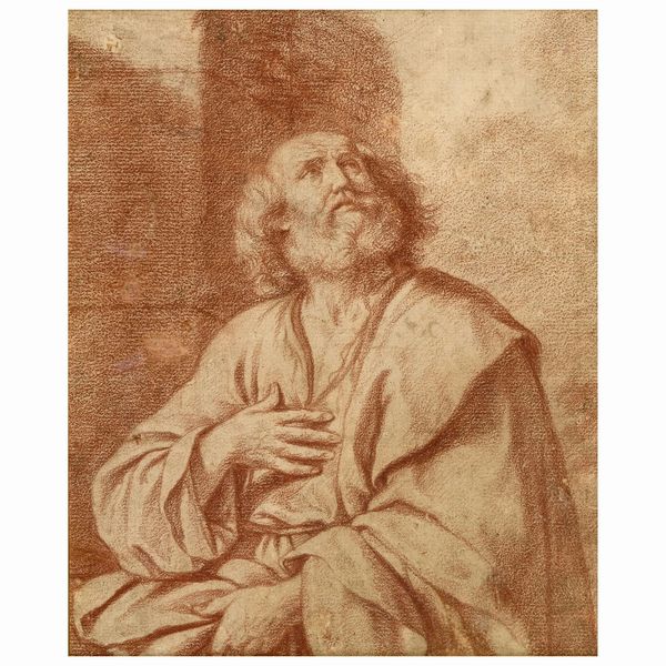 Seguace di Giovanni Francesco Barbieri, detto il Guercino  - Asta WORKS ON PAPER - Associazione Nazionale - Case d'Asta italiane