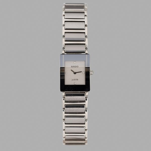 RADO : Jubile in acciaio al quarzo, quadrante grigio Matte 22x18 mm  - Asta Orologi da Polso - Associazione Nazionale - Case d'Asta italiane