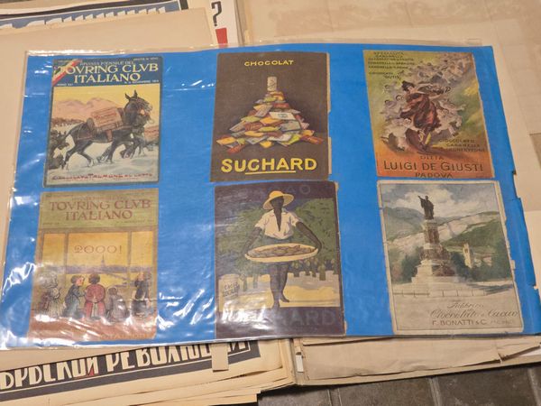 Collezione di manifesti, giochi da tavolo e copertine di volumi. Prima met� del XX secolo  - Asta Stampe - Associazione Nazionale - Case d'Asta italiane