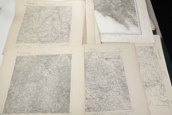 50 carte dell�istituto geografico militare, fine XIX-inizi XX secolo  - Asta Stampe - Associazione Nazionale - Case d'Asta italiane