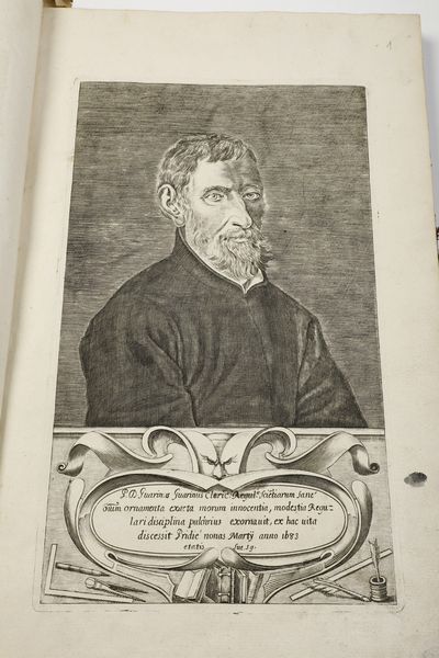 Guarino Guarini (Modena, 17 gennaio 1624  Milano, 6 marzo 1683) Disegni d'architettura civile et ecclasiastica<BR>Torino, Domenico Paulino, 1686  - Asta Libri Antichi - Associazione Nazionale - Case d'Asta italiane