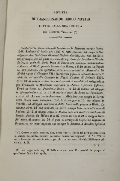 Giuseppe Vernazza Lotto di undici opere  - Asta Libri Antichi - Associazione Nazionale - Case d'Asta italiane