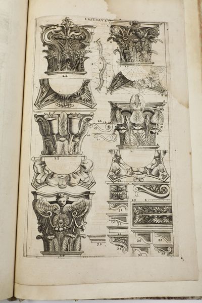 Guarino Guarini Architettura civile<BR>Torino, appresso Gianfrancesco Mairesse all'Insegna di Santa Teresa di Ges�, 1737  - Asta Libri Antichi - Associazione Nazionale - Case d'Asta italiane