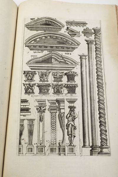 Guarino Guarini Architettura civile<BR>Torino, appresso Gianfrancesco Mairesse all'Insegna di Santa Teresa di Ges�, 1737  - Asta Libri Antichi - Associazione Nazionale - Case d'Asta italiane