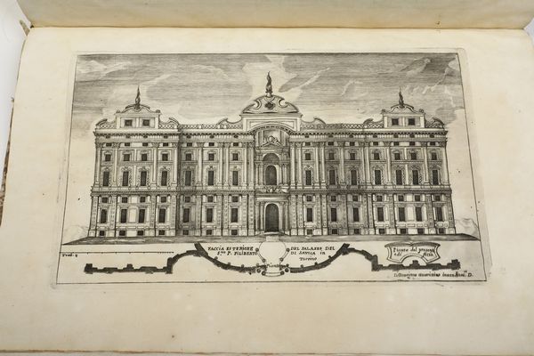 Guarino Guarini Architettura civile<BR>Torino, appresso Gianfrancesco Mairesse all'Insegna di Santa Teresa di Ges�, 1737  - Asta Libri Antichi - Associazione Nazionale - Case d'Asta italiane