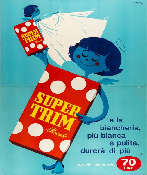 Carmelo Cremonesi : Super Trim Bucato  - Asta POP Culture e Manifesti d'Epoca - Associazione Nazionale - Case d'Asta italiane