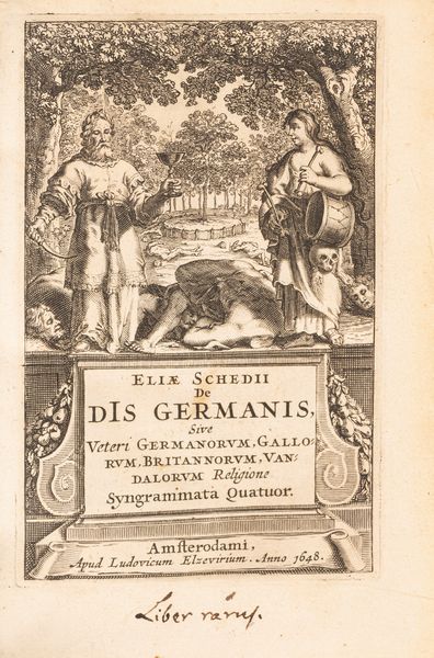 Elias Schedius : De Dis Germanis  - Asta Libri, Autografi e Stampe - Associazione Nazionale - Case d'Asta italiane
