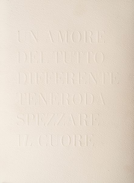 Liliana Ebalginelli : Un amore del tutto differente tenero da spezzare il cuore  - Asta Libri, Autografi e Stampe - Associazione Nazionale - Case d'Asta italiane