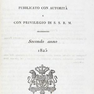 Calendario generale pe' Regii Stati pubblicato con autorit� del Governo e con privilegio di S.S.R.di S.S.R.  - Asta Libri, Autografi e Stampe - Associazione Nazionale - Case d'Asta italiane