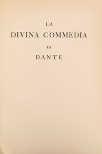 DANTE ALIGHIERI - La Divina Commedia di Dante