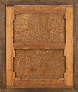 Pittore caravaggesco attivo a Roma, prima metà del secolo XVII : Davide con la testa di Golia  - Asta Dipinti e Disegni Antichi - Associazione Nazionale - Case d'Asta italiane