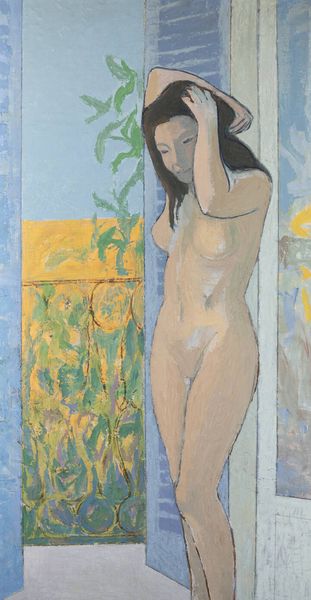 FRANCESCO MENZIO Tempio Pausania (SS) 1899 - 1979 Torino : Nuda alla finestra  - Asta Dipinti  - Associazione Nazionale - Case d'Asta italiane