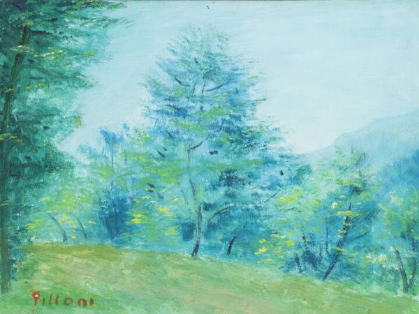 UMBERTO LILLONI Milano 1898 - 1980 : Estate  Lugano  1968  - Asta Dipinti  - Associazione Nazionale - Case d'Asta italiane