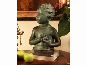 Mario Parri : Fanciullo  - Asta La Casa del Maestro Pietro Annigoni e di Rosa Segreto - Associazione Nazionale - Case d'Asta italiane