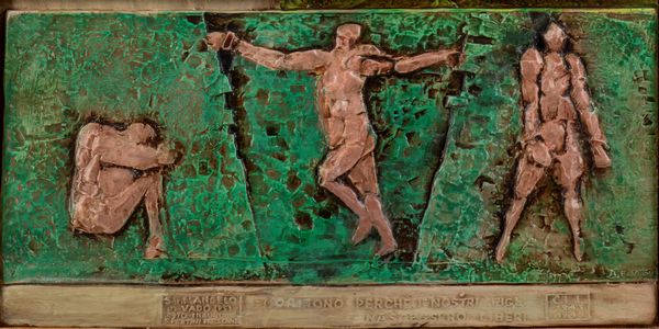 ALIGI SASSU : Bozzetto per il Monumento al Corpo di Liberazione dell'Esercito Italiano a Sant'Angelo in Vado  - Asta  Arte moderna e contemporanea: XIX, XX, XXI secolo. Con una sezione dedicata alla ceramica del �900 - Associazione Nazionale - Case d'Asta italiane