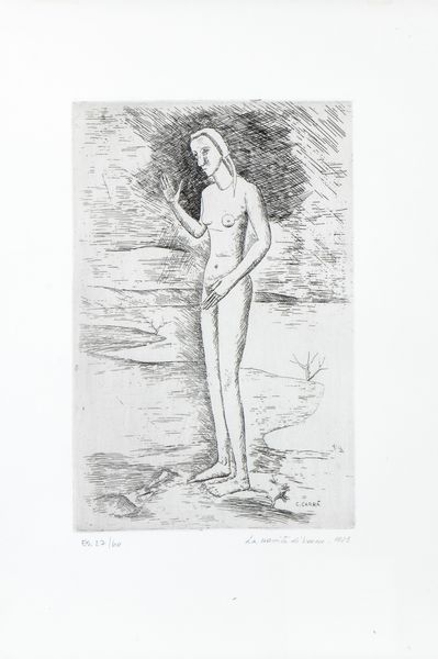 Carlo CARRÀ : La nascita di Venere  - Asta  Arte moderna e contemporanea: XIX, XX, XXI secolo. Con una sezione dedicata alla ceramica del 900 - Associazione Nazionale - Case d'Asta italiane