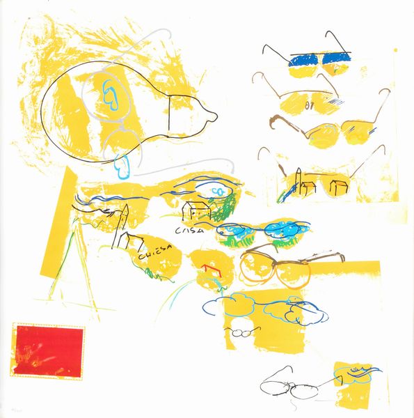 MARIO SCHIFANO : Lotto composto da quattro litografie  - Asta  Arte moderna e contemporanea: XIX, XX, XXI secolo. Con una sezione dedicata alla ceramica del �900 - Associazione Nazionale - Case d'Asta italiane