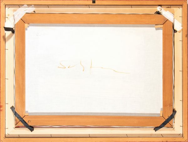 MARIO SCHIFANO : Paesaggio TV  - Asta  Arte moderna e contemporanea: XIX, XX, XXI secolo. Con una sezione dedicata alla ceramica del �900 - Associazione Nazionale - Case d'Asta italiane