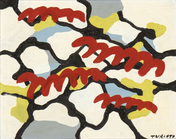 GIULIO TURCATO : Mosche cinesi  - Asta  Arte moderna e contemporanea: XIX, XX, XXI secolo. Con una sezione dedicata alla ceramica del �900 - Associazione Nazionale - Case d'Asta italiane