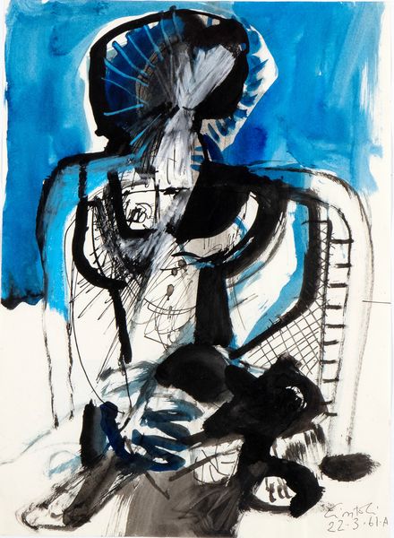 CLAUDIO CINTOLI : Senza titolo  - Asta  Arte moderna e contemporanea: XIX, XX, XXI secolo. Con una sezione dedicata alla ceramica del �900 - Associazione Nazionale - Case d'Asta italiane