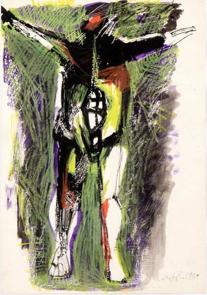 CLAUDIO CINTOLI : Senza titolo  - Asta  Arte moderna e contemporanea: XIX, XX, XXI secolo. Con una sezione dedicata alla ceramica del �900 - Associazione Nazionale - Case d'Asta italiane