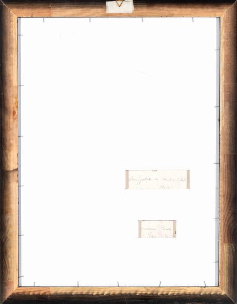 CLAUDIO CINTOLI : Senza titolo  - Asta  Arte moderna e contemporanea: XIX, XX, XXI secolo. Con una sezione dedicata alla ceramica del �900 - Associazione Nazionale - Case d'Asta italiane