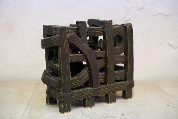 ANTONIO GRIECO : Struttura 1  - Asta  Arte moderna e contemporanea: XIX, XX, XXI secolo. Con una sezione dedicata alla ceramica del �900 - Associazione Nazionale - Case d'Asta italiane