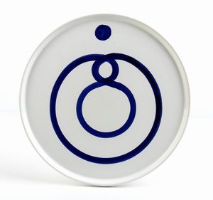 ALIGHIERO BOETTI - Piatto a parete per Alitalia