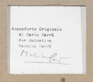 Carlo CARRÀ : La nascita di Venere  - Asta  Arte moderna e contemporanea: XIX, XX, XXI secolo. Con una sezione dedicata alla ceramica del 900 - Associazione Nazionale - Case d'Asta italiane