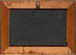 Cesare Tiratelli : Paesaggio con veduta sul mare  - Asta  Arte moderna e contemporanea: XIX, XX, XXI secolo. Con una sezione dedicata alla ceramica del 900 - Associazione Nazionale - Case d'Asta italiane