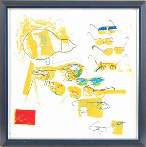 MARIO SCHIFANO : Lotto composto da quattro litografie  - Asta  Arte moderna e contemporanea: XIX, XX, XXI secolo. Con una sezione dedicata alla ceramica del �900 - Associazione Nazionale - Case d'Asta italiane