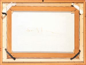 MARIO SCHIFANO : Paesaggio TV  - Asta  Arte moderna e contemporanea: XIX, XX, XXI secolo. Con una sezione dedicata alla ceramica del �900 - Associazione Nazionale - Case d'Asta italiane