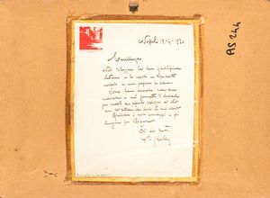 Vincenzo Irolli : Studio per quadro successivo  - Asta  Arte moderna e contemporanea: XIX, XX, XXI secolo. Con una sezione dedicata alla ceramica del �900 - Associazione Nazionale - Case d'Asta italiane