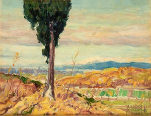 TEODORO WOLF FERRARI - Paesaggio