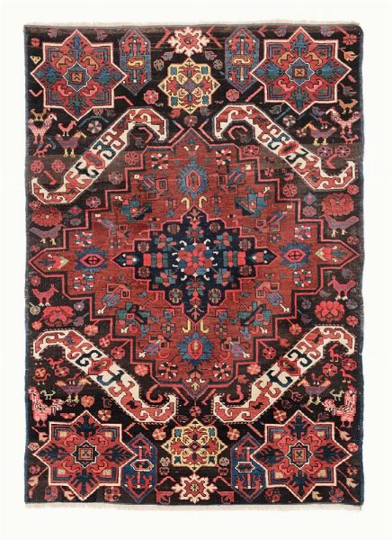 Particolare tappeto Seichur, Caucaso fine XIX secolo  - Asta Tappeti Antichi - Associazione Nazionale - Case d'Asta italiane
