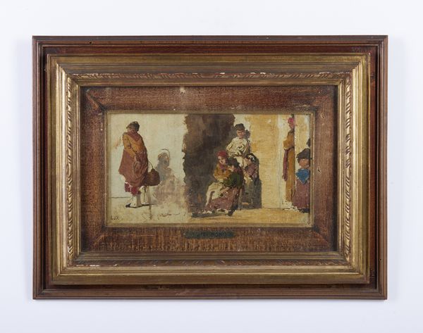 NONO LUIGI (1850 - 1918) : Bozzetto con studio di figure femminili  - Asta Asta 493 | ARTE ANTICA E DEL XIX SECOLO - Dipinti e sculture del XIX secolo Tradizionale - Associazione Nazionale - Case d'Asta italiane